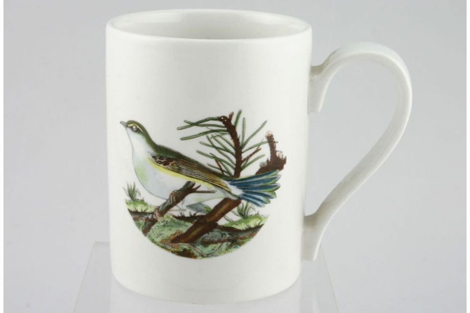 Portmeirion Birds of Britain - Backstamp 2 - Green and Orange Mug Willow Warbler 3 1/8" x 4"