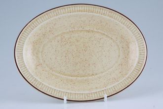 Poole Broadstone Sauce Boat Stand Oval 7 1/4"
