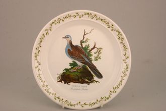 Portmeirion Birds of Britain - Backstamp 3 - New Salad/Dessert Plate Turtle Dove 8 1/2"