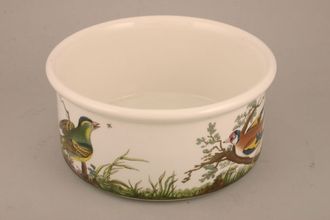 Portmeirion Birds of Britain - Backstamp 3 - New Vegetable Dish (Open) Goldfinch - Greenfinch 7 3/4" x 3 1/2"