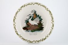 Portmeirion Birds of Britain - Backstamp 3 - New Pasta Bowl Little Egret 10 1/2" thumb 2