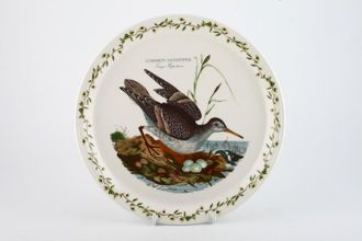 Portmeirion Birds of Britain - Backstamp 3 - New Pizza Plate Common Sandpiper 10 1/8"