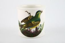 Portmeirion Birds of Britain - Backstamp 3 - New Storage Jar + Lid Greenfinch - Lidded 2 5/8" x 2 5/8" thumb 2