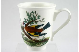 Portmeirion Birds of Britain - Backstamp 3 - New Mug Goldfinch - Bell shape 3 1/2" x 4 1/4"