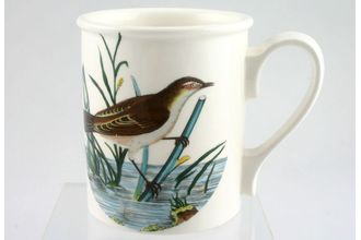 Sell Portmeirion Birds of Britain - Backstamp 3 - New Mug Sedge Warbler - Straight Sided 3 1/8" x 3 5/8"