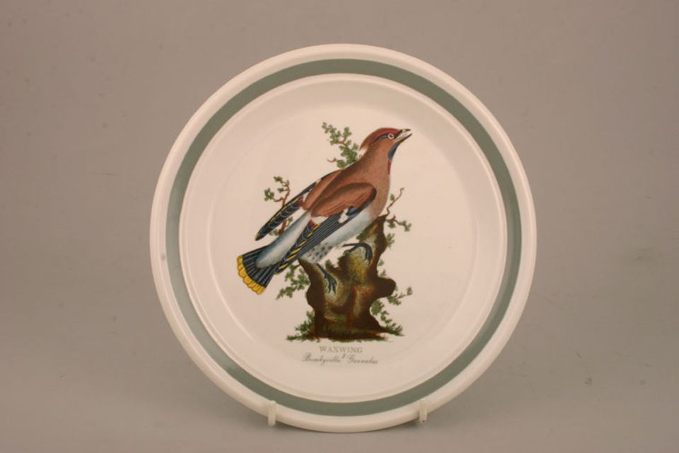 Portmeirion Birds of Britain - Backstamp 1 - Old Salad/Dessert Plate Waxwing 8 1/2"