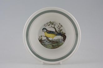 Portmeirion Birds of Britain - Backstamp 1 - Old Rimmed Bowl Blue Tit 6 1/2"