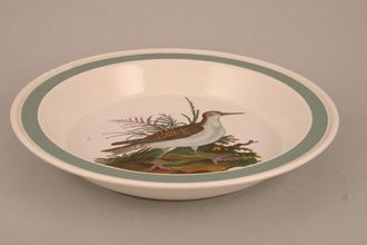 Sell Portmeirion Birds of Britain - Backstamp 1 - Old Pasta Bowl Rimmed - Grey Phalarope 10 1/2"