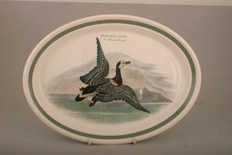 Sell Portmeirion Birds of Britain - Backstamp 1 - Old Oval Platter Barnacle Goose 13"