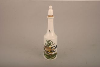Sell Portmeirion Birds of Britain - Backstamp 1 - Old Vinegar Bottle + Stopper Goldfinch - Ceramic Lid 9"