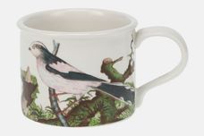 Portmeirion Birds of Britain - Backstamp 1 - Old Teacup Long Tailed Tit+Flycatcher - Drum Shape 3 1/4" x 2 1/2" thumb 1