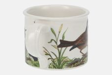 Portmeirion Birds of Britain - Backstamp 1 - Old Teacup Long Tailed Tit+Flycatcher - Drum Shape 3 1/4" x 2 1/2" thumb 2