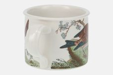 Portmeirion Birds of Britain - Backstamp 1 - Old Teacup Redpoll + Linnet - Drum Shape 3 1/4" x 2 1/2" thumb 2