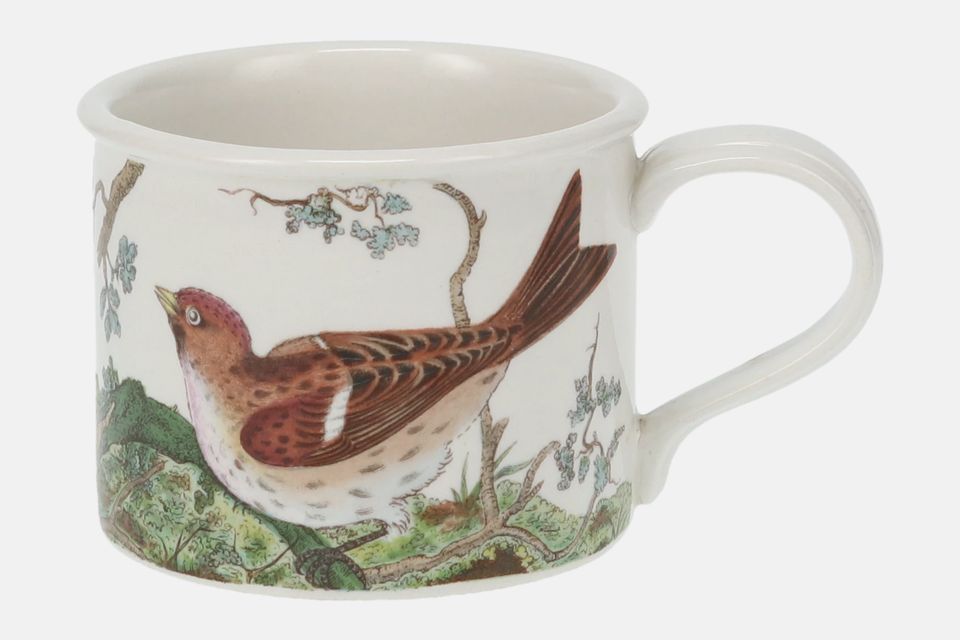 Portmeirion Birds of Britain - Backstamp 1 - Old Teacup Redpoll + Linnet - Drum Shape 3 1/4" x 2 1/2"