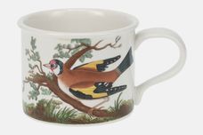Portmeirion Birds of Britain - Backstamp 1 - Old Teacup Goldfinch+Greenfinch - Drum Shape 3 1/4" x 2 1/2" thumb 1