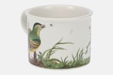 Portmeirion Birds of Britain - Backstamp 1 - Old Teacup Goldfinch+Greenfinch - Drum Shape 3 1/4" x 2 1/2" thumb 3