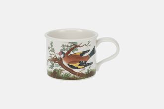 Portmeirion Birds of Britain - Backstamp 1 - Old Teacup Goldfinch+Greenfinch - Drum Shape 3 1/4" x 2 1/2"