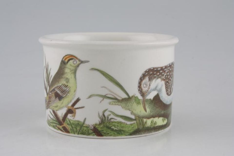 Portmeirion Birds of Britain - Backstamp 1 - Old Sugar Bowl - Open (Tea) Various Birds On Outer 3 1/4" x 2 1/8"