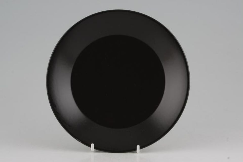 Portmeirion Black Matt Tea / Side Plate large 7 1/4"