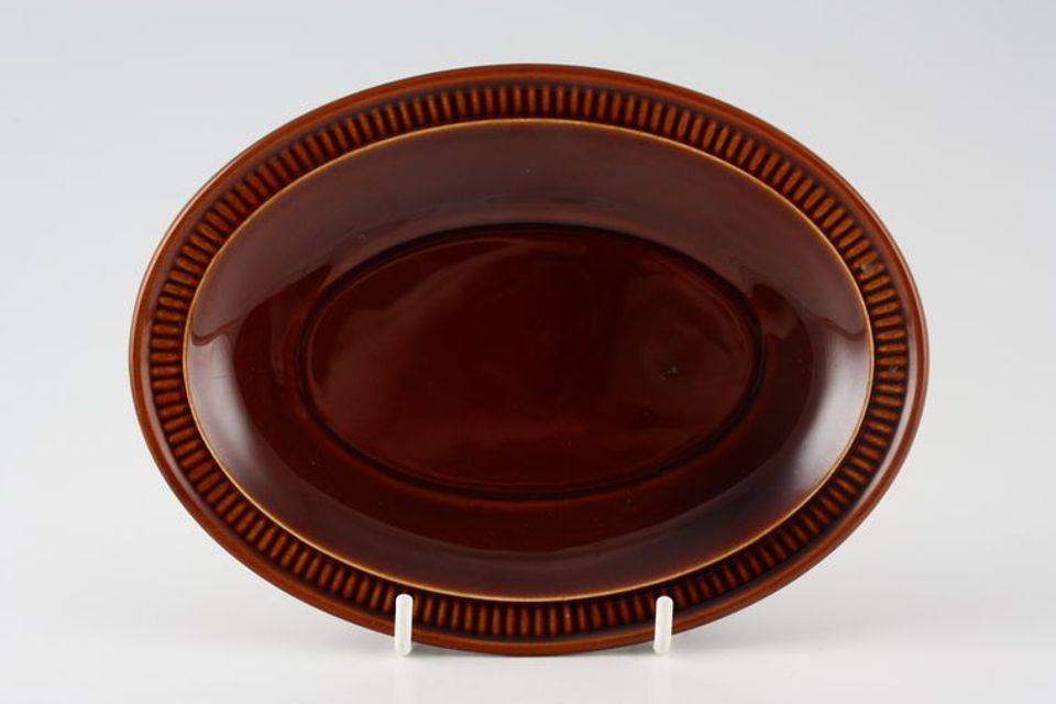 Poole Chestnut Sauce Boat Stand 7 1/4"