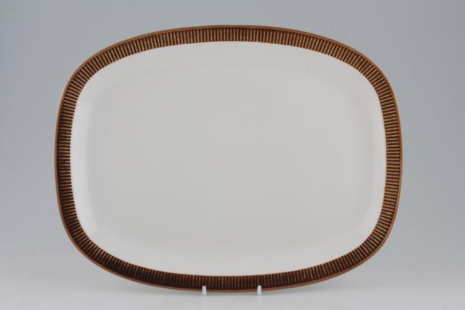 Poole Chestnut Oblong Platter 13 3/4" x 10 1/2"