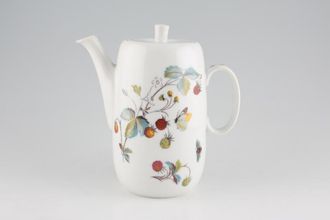 Sell Royal Worcester Strawberry Fair - Green Edge Coffee Pot 2pt