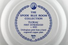 Spode Blue Room Collection Dinner Plate Floral (Georgian Dresser Plate) 10 1/2" thumb 2
