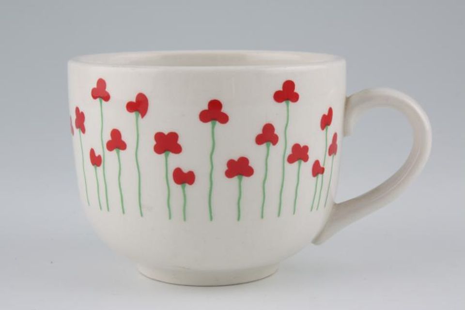 Boots Poppies Teacup 3 1/4" x 2 5/8"