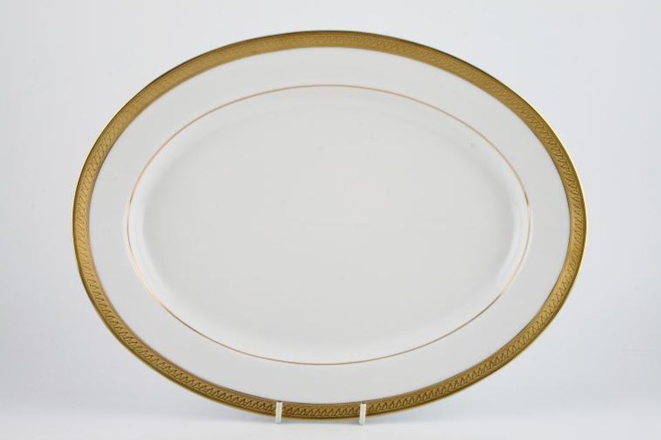 Boots Imperial - Gold Oval Platter 13 3/4"