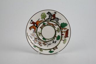 Sell Crown Staffordshire Hunting Scene Coffee Saucer For can - 2" well 5"