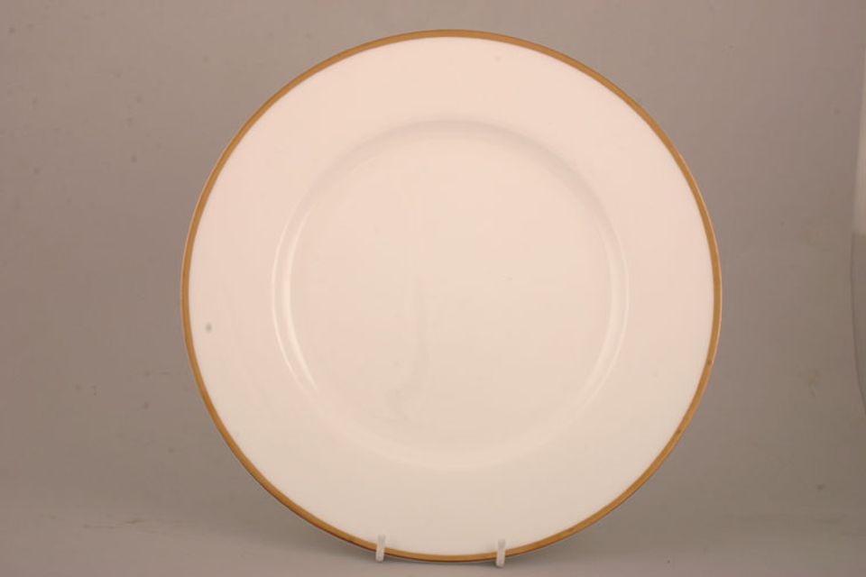 Churchill White with Thick Gold Line Dinner Plate 10 3/4"