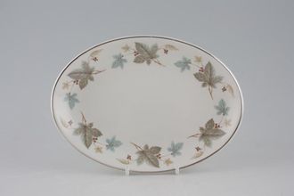 Sell Ridgway White Mist - Vinewood Sauce Boat Stand Oval 8 1/4"