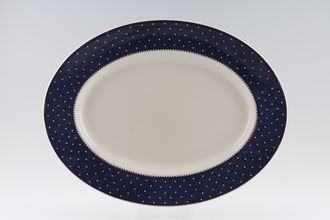 Sell Ridgway Conway - Blue Oval Platter 14"