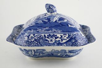 Sell Spode Blue Italian (Copeland Spode) Vegetable Tureen with Lid Square
