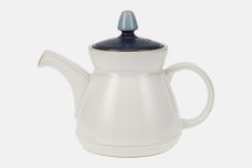 Denby Blue Jetty Teapot White Pot/Indigo Lid with Light Blue Knob 3/4pt thumb 1