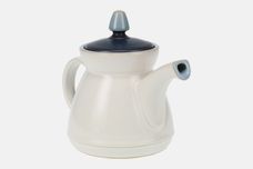 Denby Blue Jetty Teapot White Pot/Indigo Lid with Light Blue Knob 3/4pt thumb 3