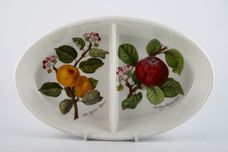 Portmeirion Pomona - Older Backstamps Serving Dish Oval - Divided - The Ingestrie Pippin - The Hoary Morning Apple 11 3/8" x 7" thumb 2