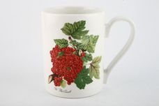 Portmeirion Pomona - Older Backstamps Mug Straight Sided - The Red Currant 3 1/8" x 4" thumb 1