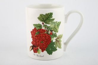 Portmeirion Pomona - Older Backstamps Mug Straight Sided - The Red Currant 3 1/8" x 4"