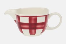 T G Green Patio Gingham - Red Milk Jug Square 1/2pt thumb 1
