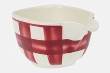 T G Green Patio Gingham - Red Milk Jug Square 1/2pt thumb 3