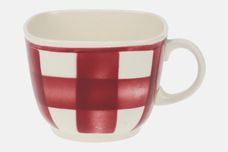 T G Green Patio Gingham - Red Coffee Cup Square 2 5/8" x 2" thumb 1