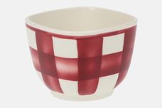 T G Green Patio Gingham - Red Coffee Cup Square 2 5/8" x 2" thumb 3