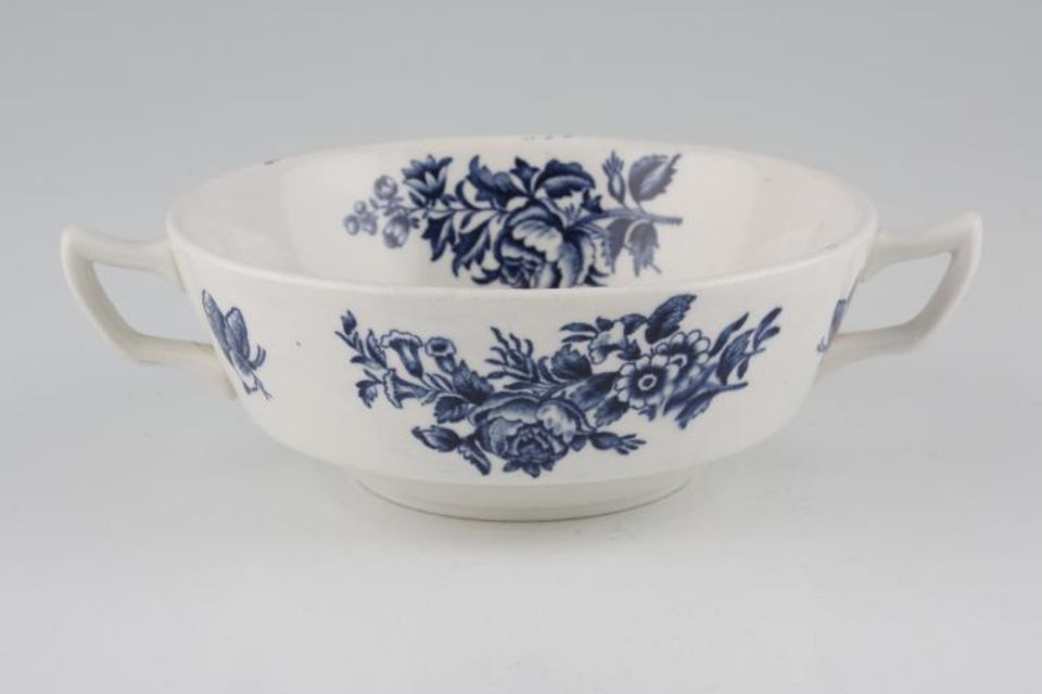 Booths Peony Soup Cup 2 handles 4 3/4"
