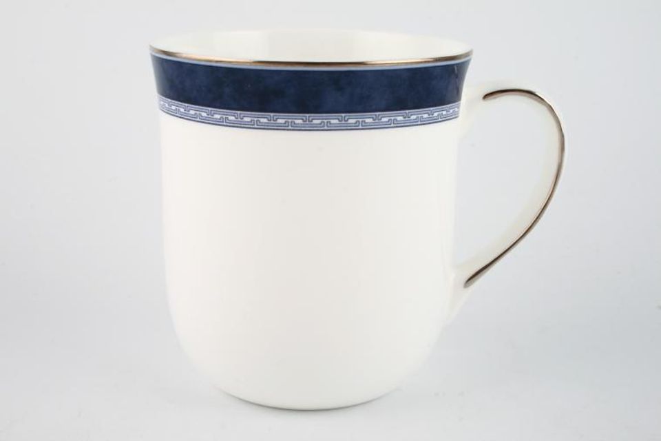 Royal Doulton Blue Marble Mug St.Andrews Backstamp 3 5/8" x 3 7/8"
