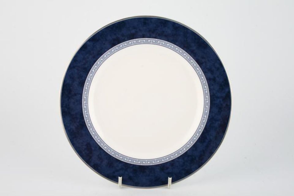 Royal Doulton Blue Marble Salad / Dessert Plate Accent, St.Andrews Backstamp 8"