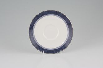 Royal Doulton Blue Marble Tea Saucer St.Andrews Backstamp 5 5/8"