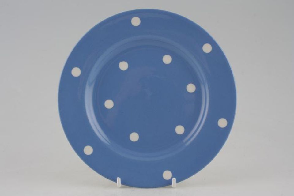 T G Green Blue Domino Tea / Side Plate 7"