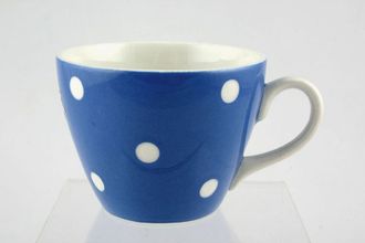 T G Green Blue Domino Teacup 3 1/8" x 2 7/8"