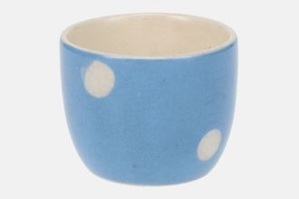 Sell T G Green Blue Domino Egg Cup 1 7/8" x 1 1/2"